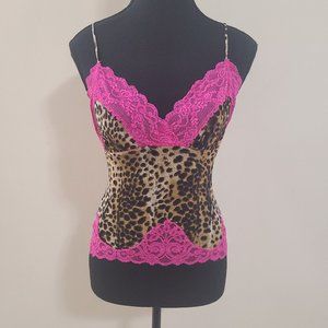 🔥ON HOLD Very Rare Super Sexy Vintage BETSEY JOHNSON Leopard Print and Fuchsia
